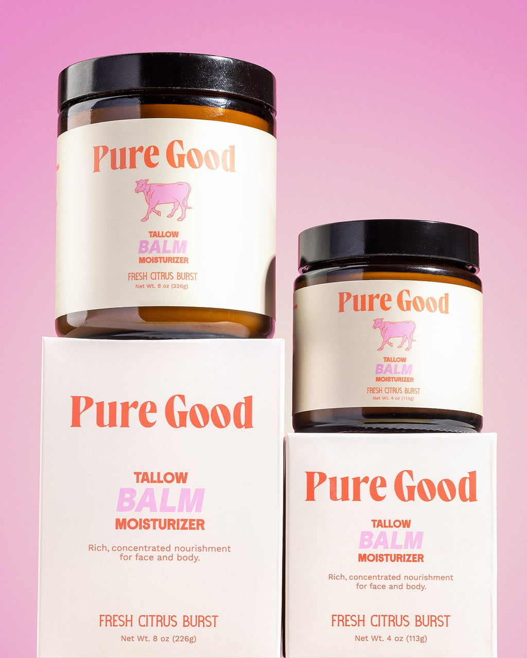 Fresh Citrus Burst Tallow Balm - Hydration and Vitamin C